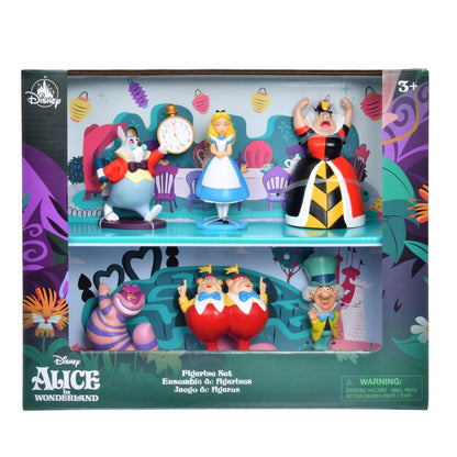 Japan Tokyo Disney Store Alice in Wonderland Figure Set Figurine Set