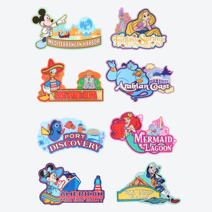 Japan Tokyo Disney Resort Sea Theme Port Magnet Complete Box