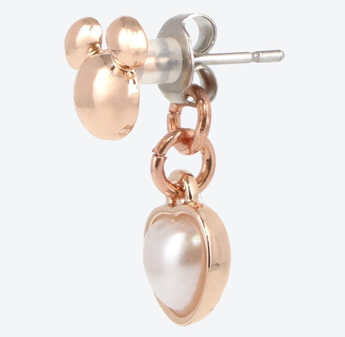 Japan Tokyo Disney Resort Mickey Mouse Pink Pearl Jewel Earrings 6 pieces 2025