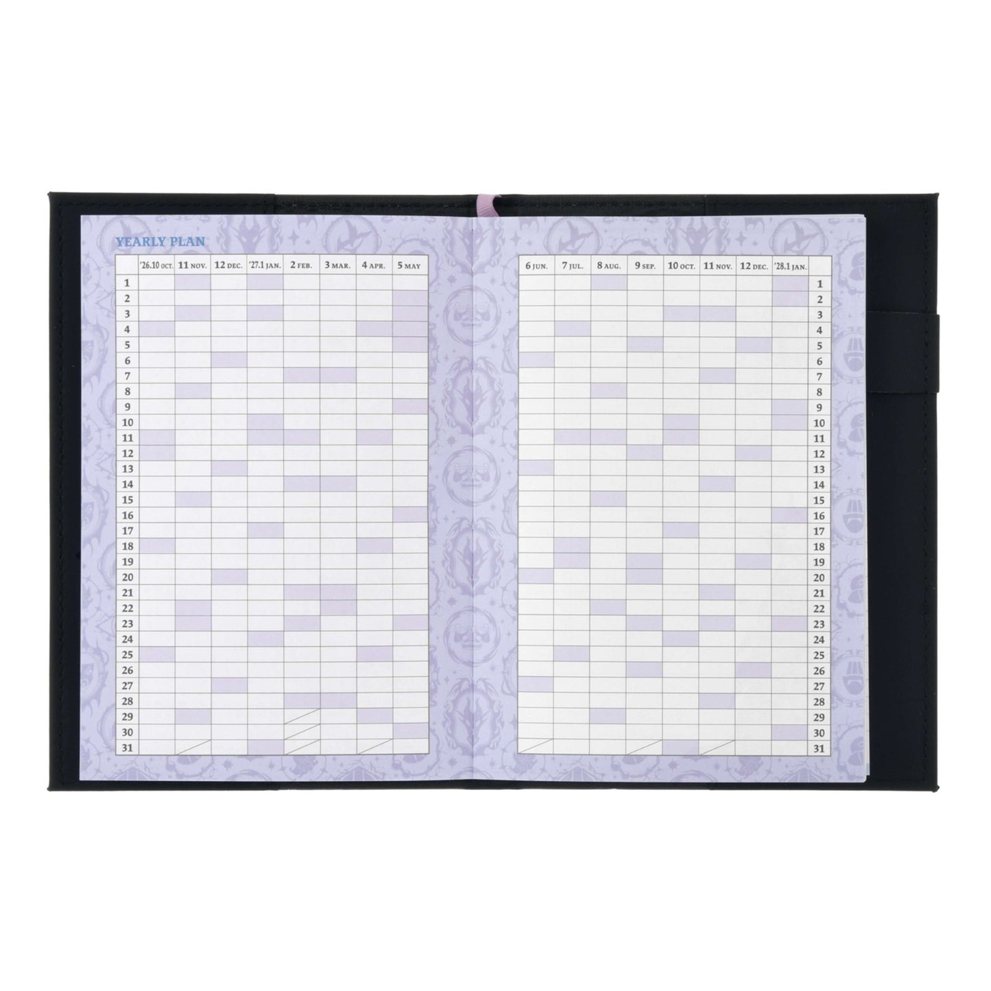 Japan Tokyo Disney Store Villains B6 Planner Schedule Book Diary 2027