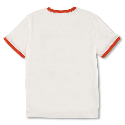 Japan Tokyo Disney Store Woody Bullseye T-Shirt White Ringer Toy Story Western