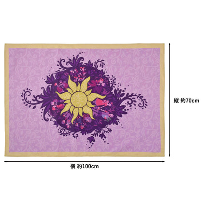 Japan Tokyo Disney Store Rapunzel in the Tower Picnic Sheet S Pouch Map Compact