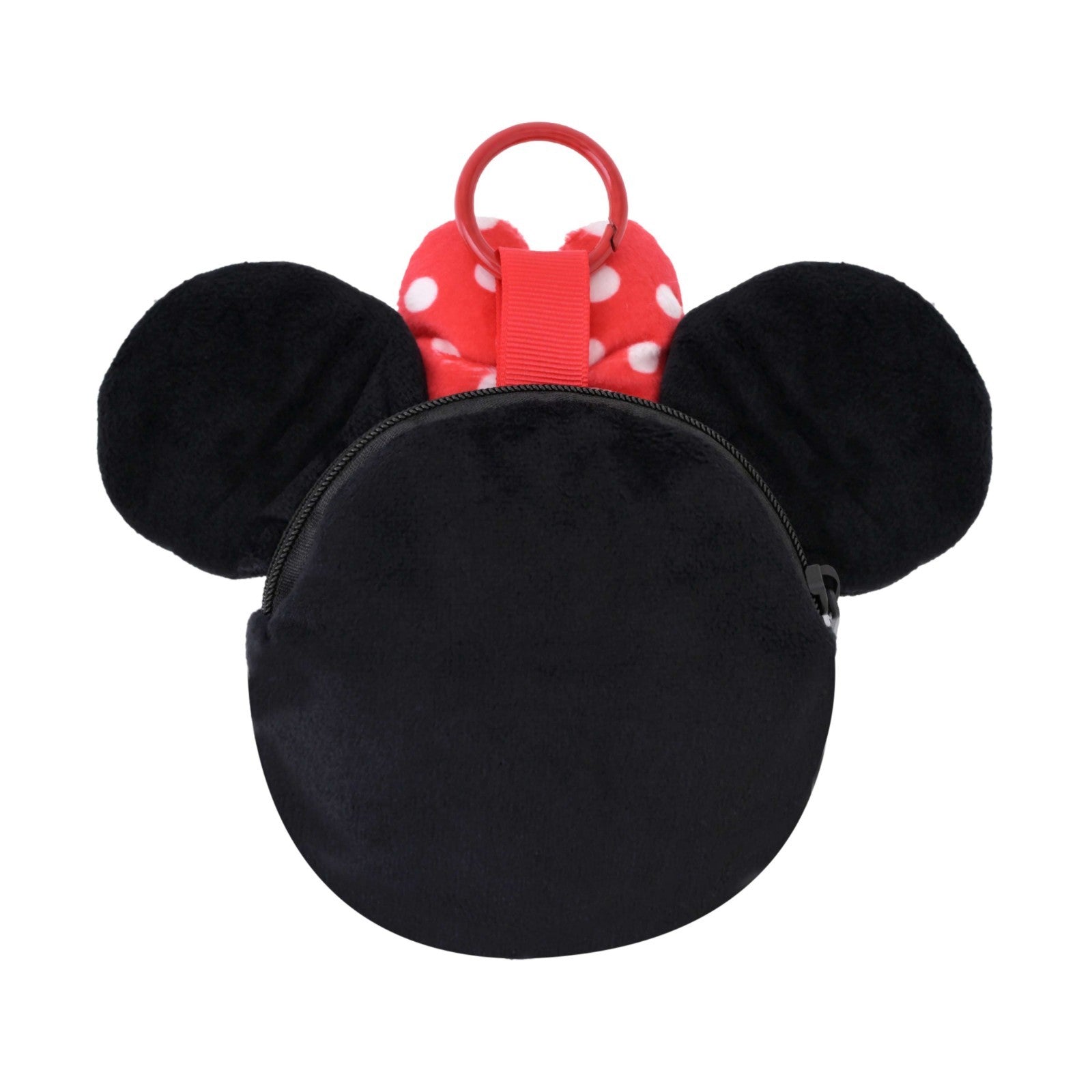Japan Tokyo Disney Store Minnie Mouse Pouch Loop with Carabiner Face