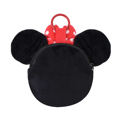 Japan Tokyo Disney Store Minnie Mouse Pouch Loop with Carabiner Face