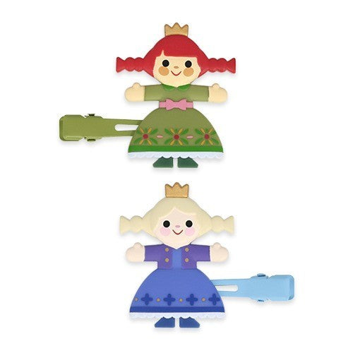 Japan Tokyo Disney Resort Anna Elsa Frozen Hair clip set Fantasy Springs