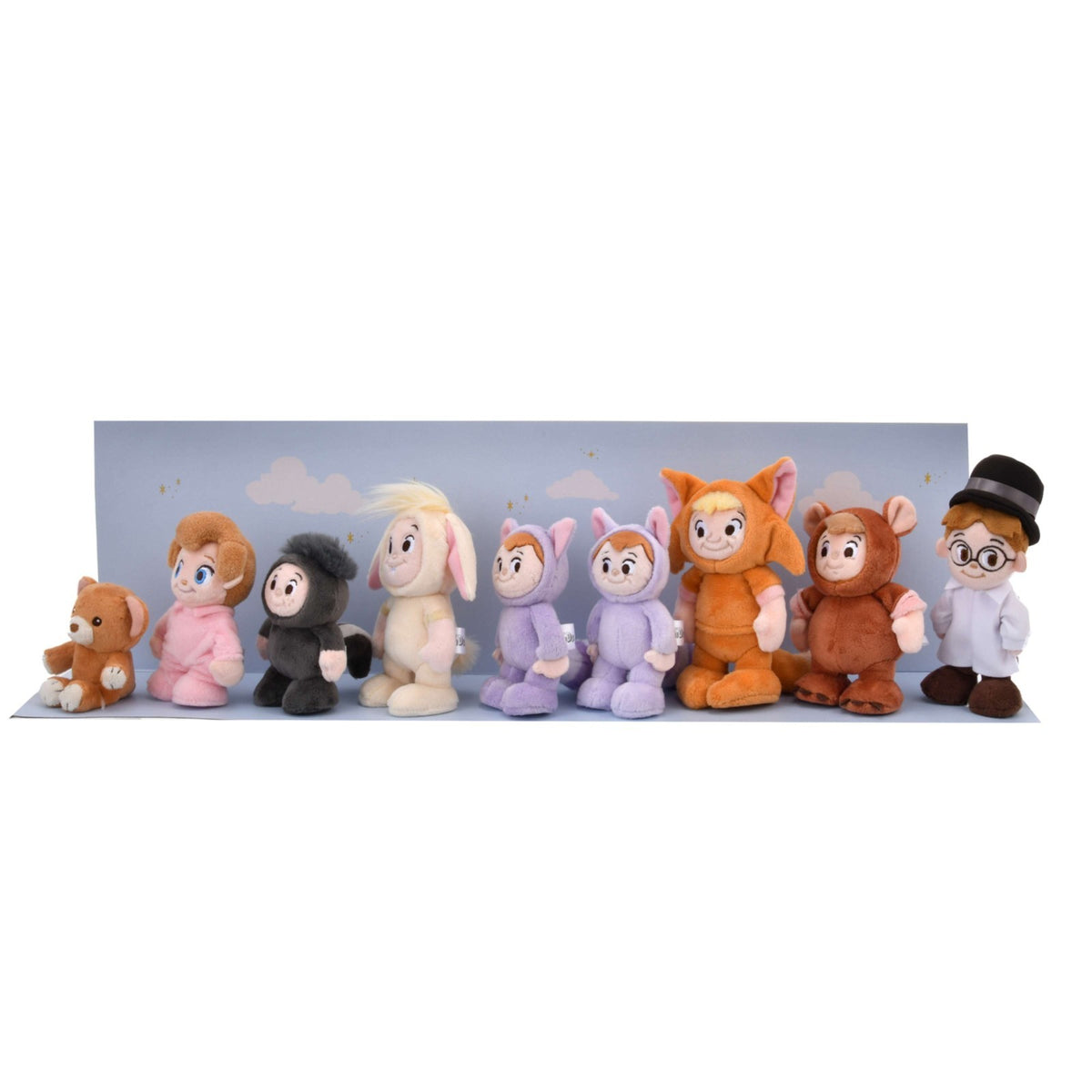 Japan Tokyo Disney Store Peter Pan Plush Toy Set Disney stanDs Lost Kids Michael