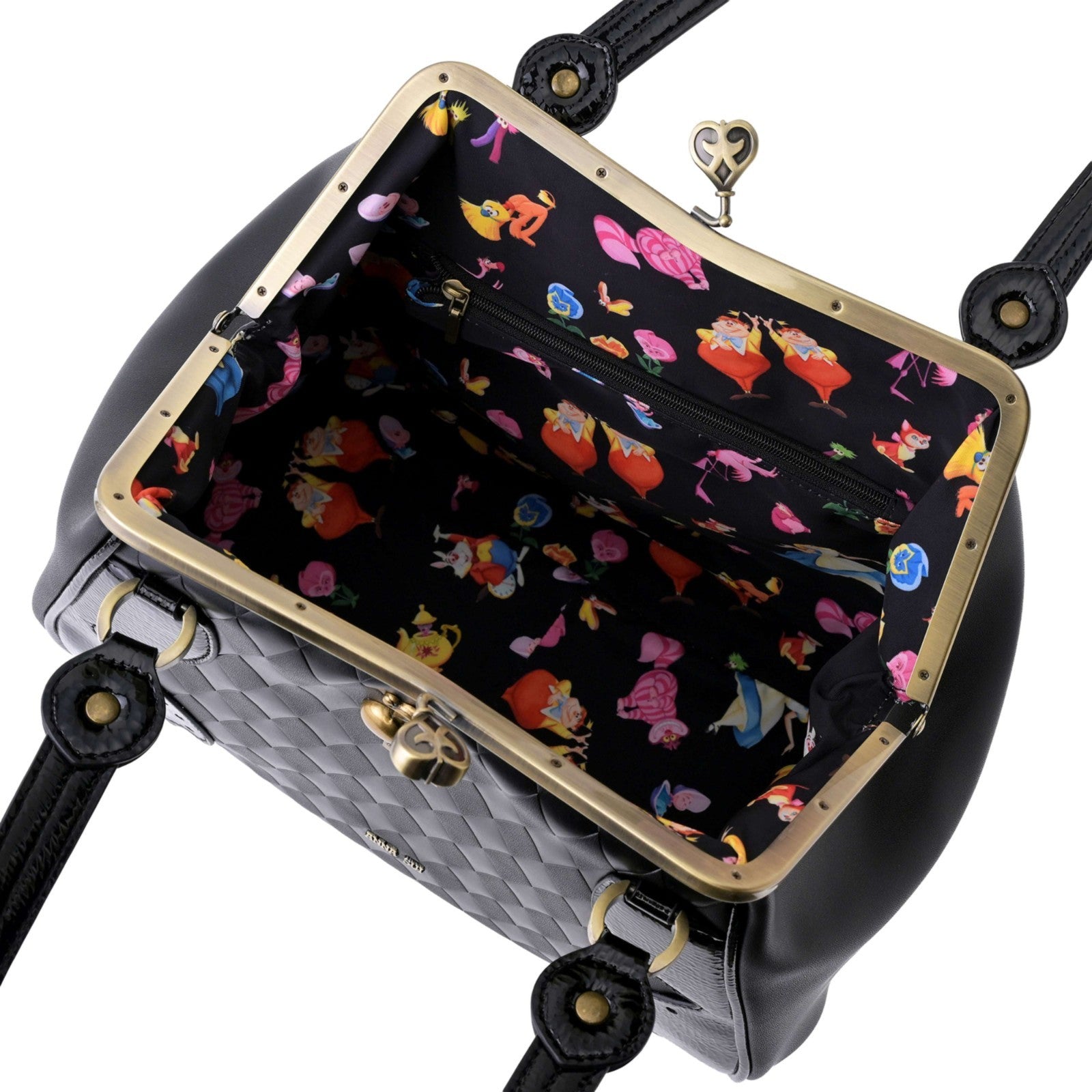 Japan Tokyo Disney Store Door Knob ANNA SUI Handbag ALICE IN WONDERLAND
