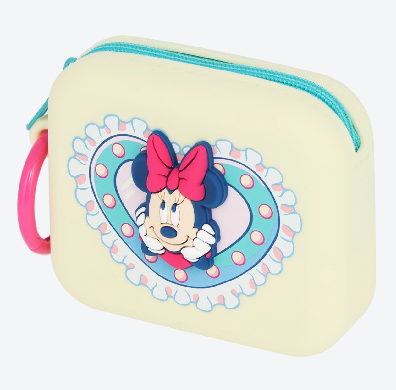 Japan Tokyo Disney Resort Minnie Mouse Case Pouch Keychain Limited 2026