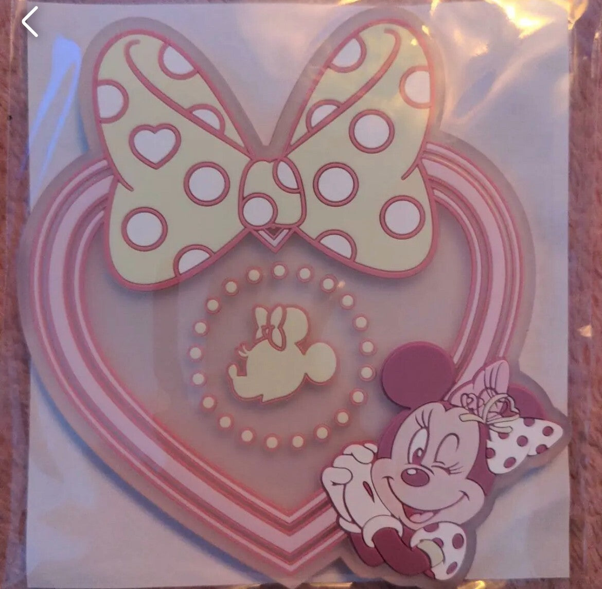 Japan Tokyo Disney Resort Minnie Besties Bash 2023 souvenir coaster Heart