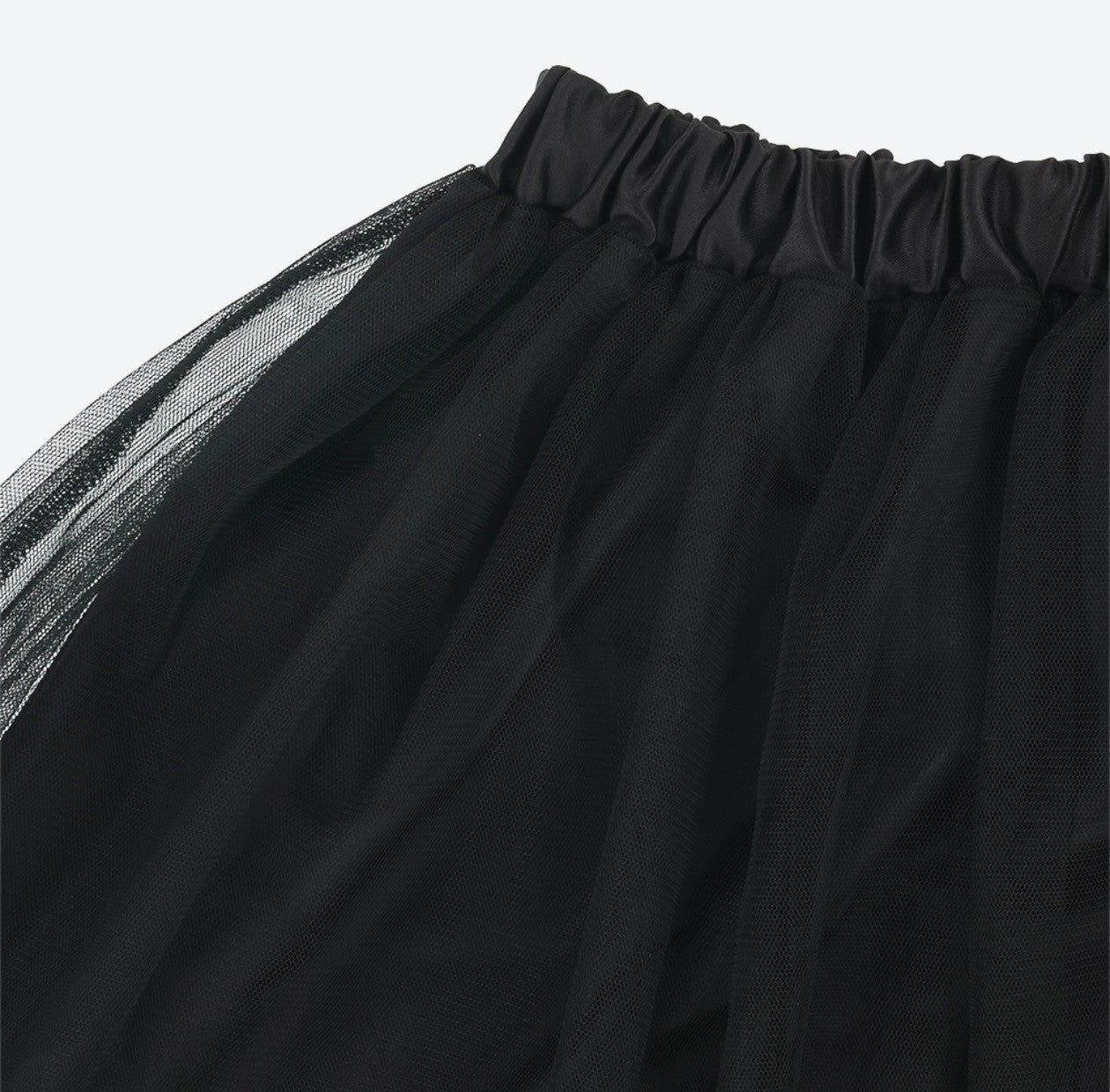 Japan Tokyo Disney Resort Mickey Mouse & Friends Black Tulle Skirt Free Limited