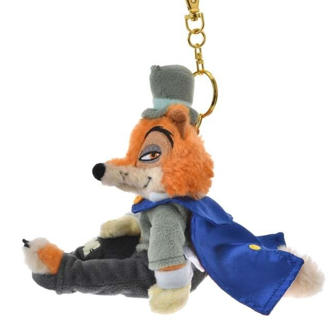 '+Japan Tokyo Disney Store Honest John Plush Keychain iketerunuigurumi Pinocchio