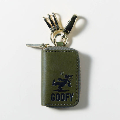 Japan Disney Fantasy Shop Bellemaison Goofy Tochigi Leather Cowhide Key Case