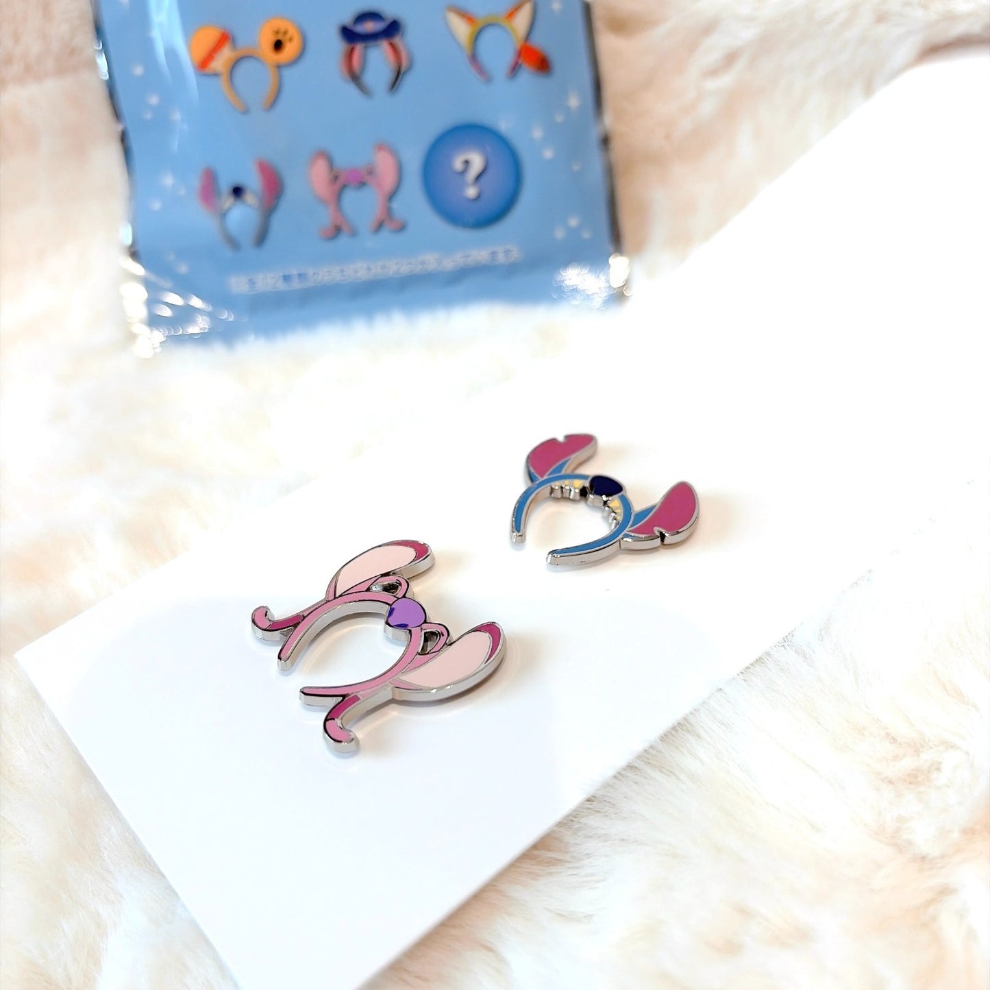 Japan Tokyo Disney Resort Ears Headband Pin badge Collection (2 pins)