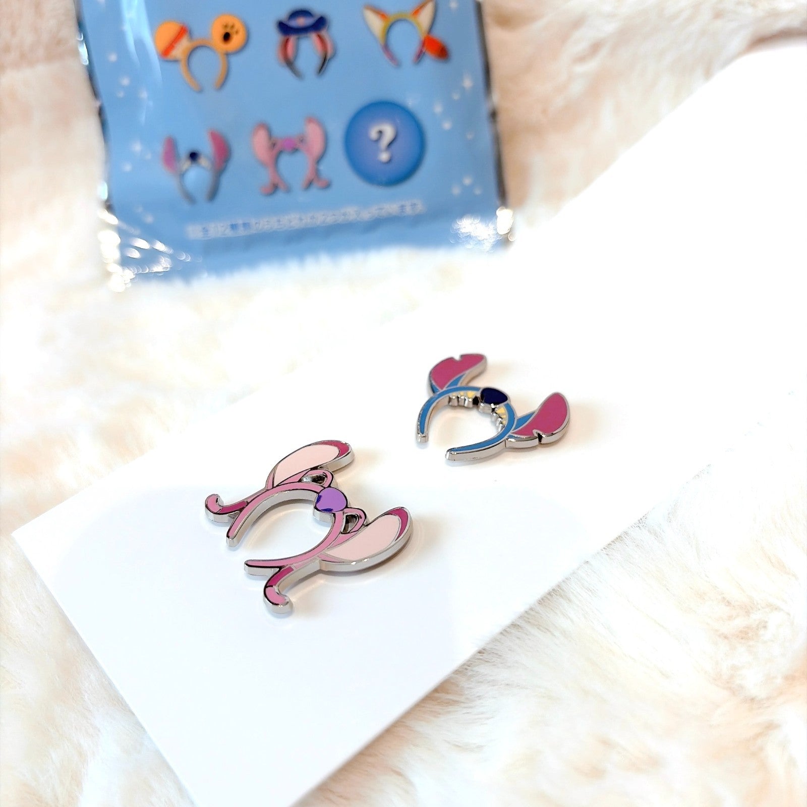 Japan Tokyo Disney Resort Ears Headband Pin badge Collection (2 pins)
