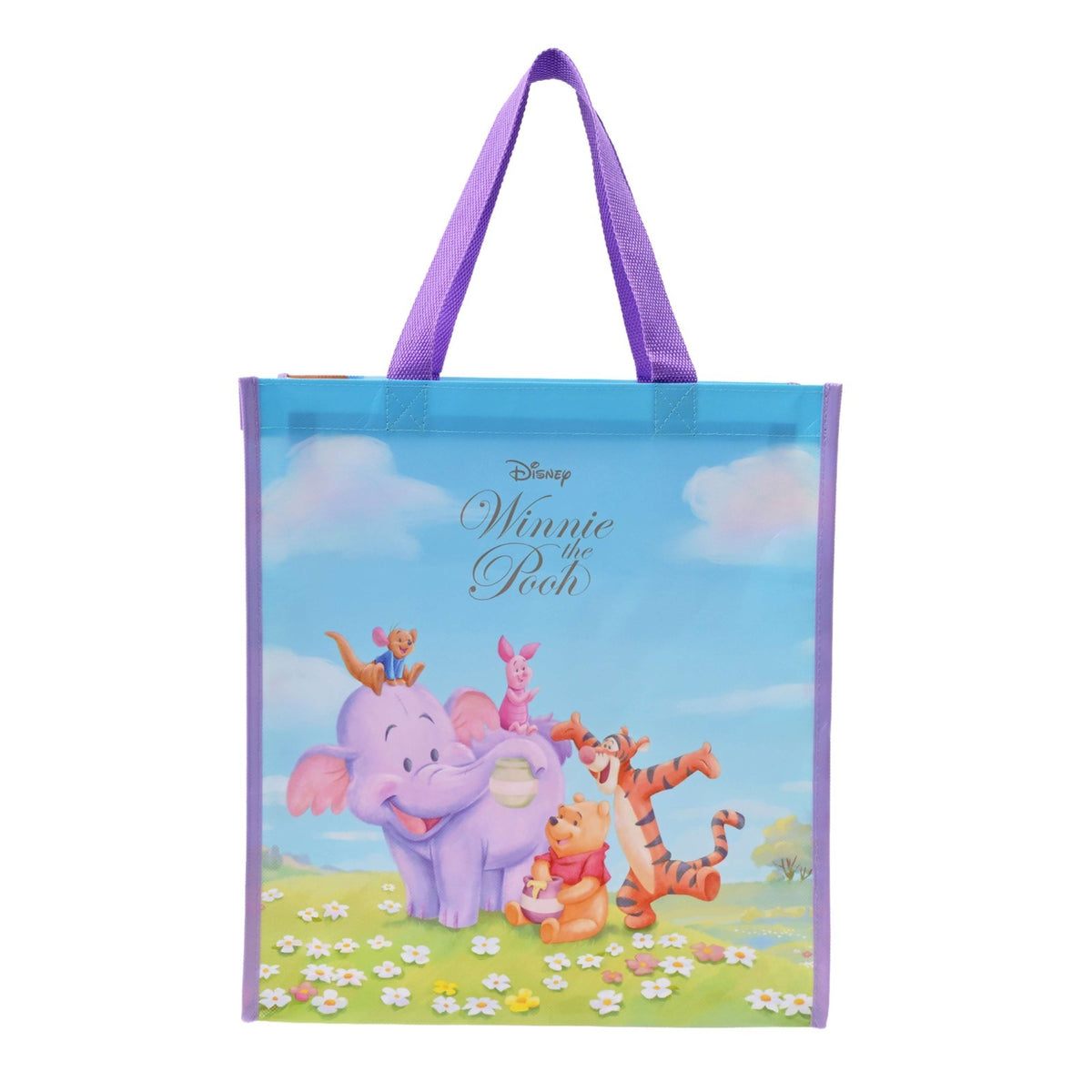 Japan Tokyo Disney Store Winnie the Pooh & Friends Shopping Eco Bag Roo & Lumpy