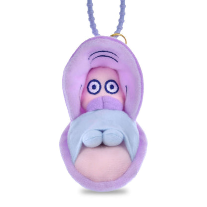 Japan Tokyo Disney Store Young Oyster  Plush Keychain Bright BABY OYSTERS Alice