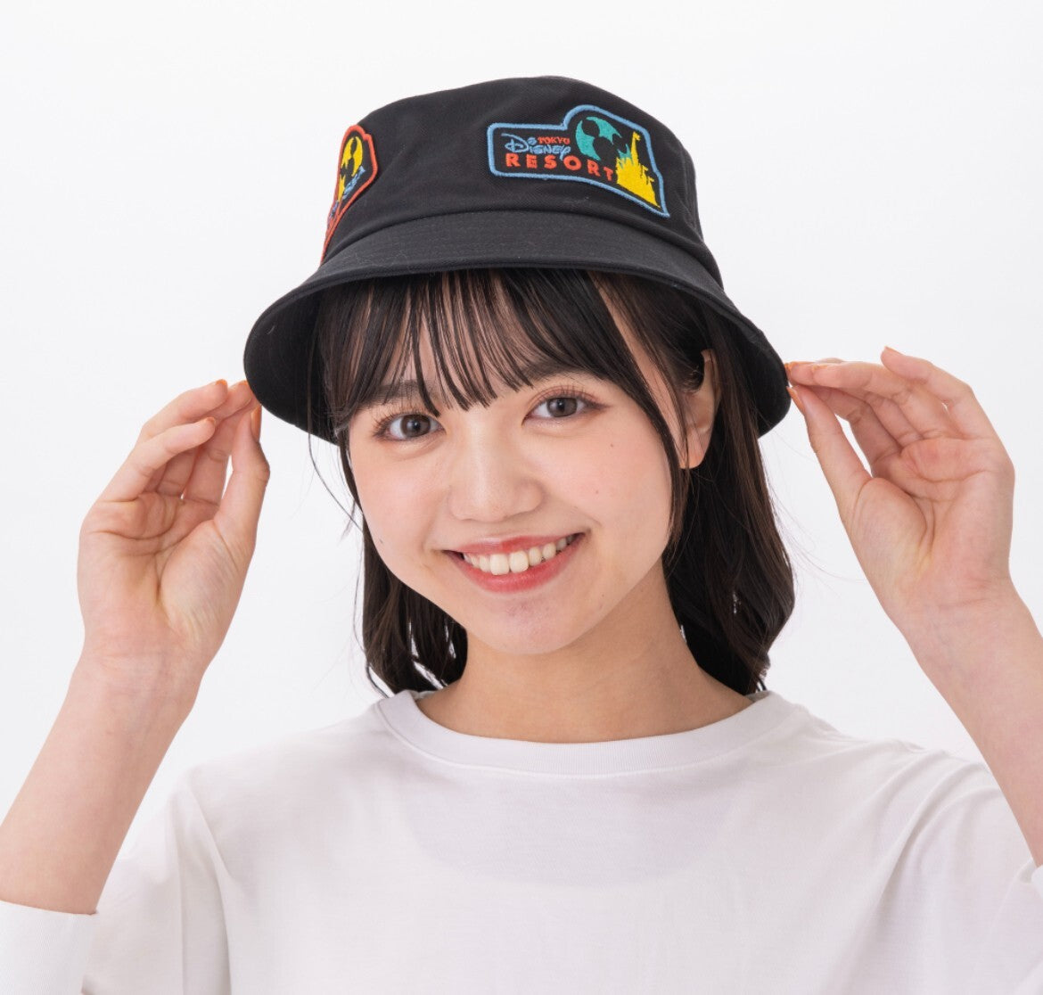 Japan Tokyo Disney Resort Store Cap Hat Ears Sea Land Black 2023 limited