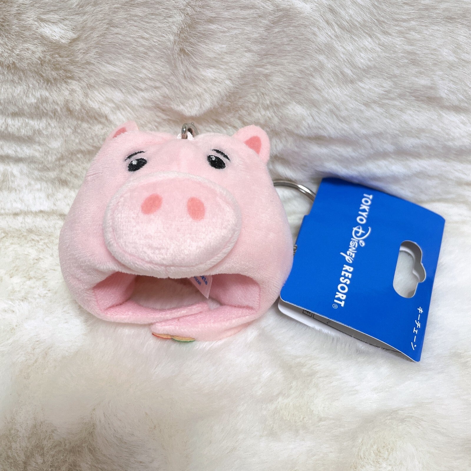 Japan Tokyo Disney Resort Toy story Ham Keychain fan cap nuiMOs