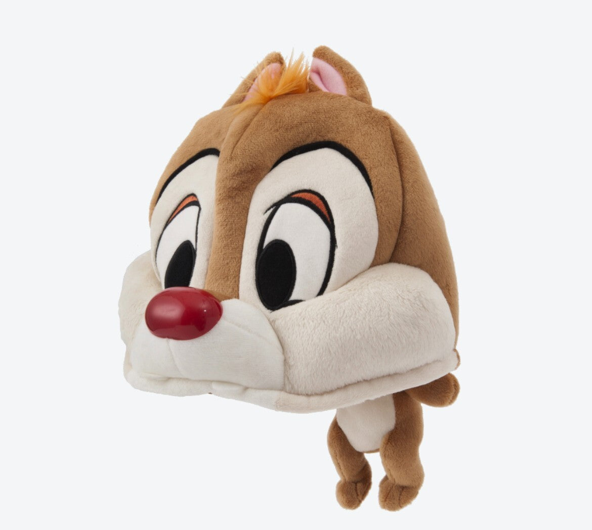 Japan Tokyo Disney Resort Store Ears HeadBand Hat Cap Fluffy Chip & Dale