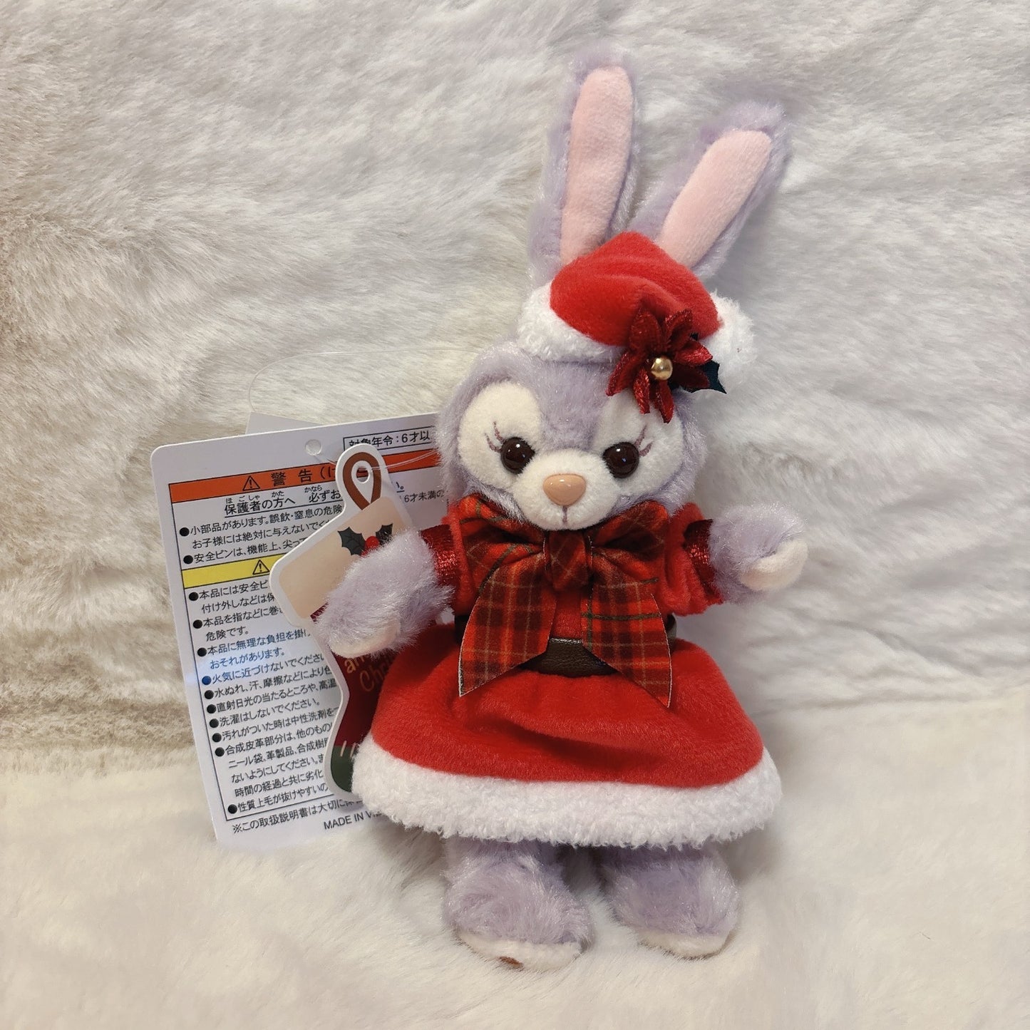 Japan Tokyo Disney Resort Duffy Plush Toy Badge StellaLou 2024 Christmas
