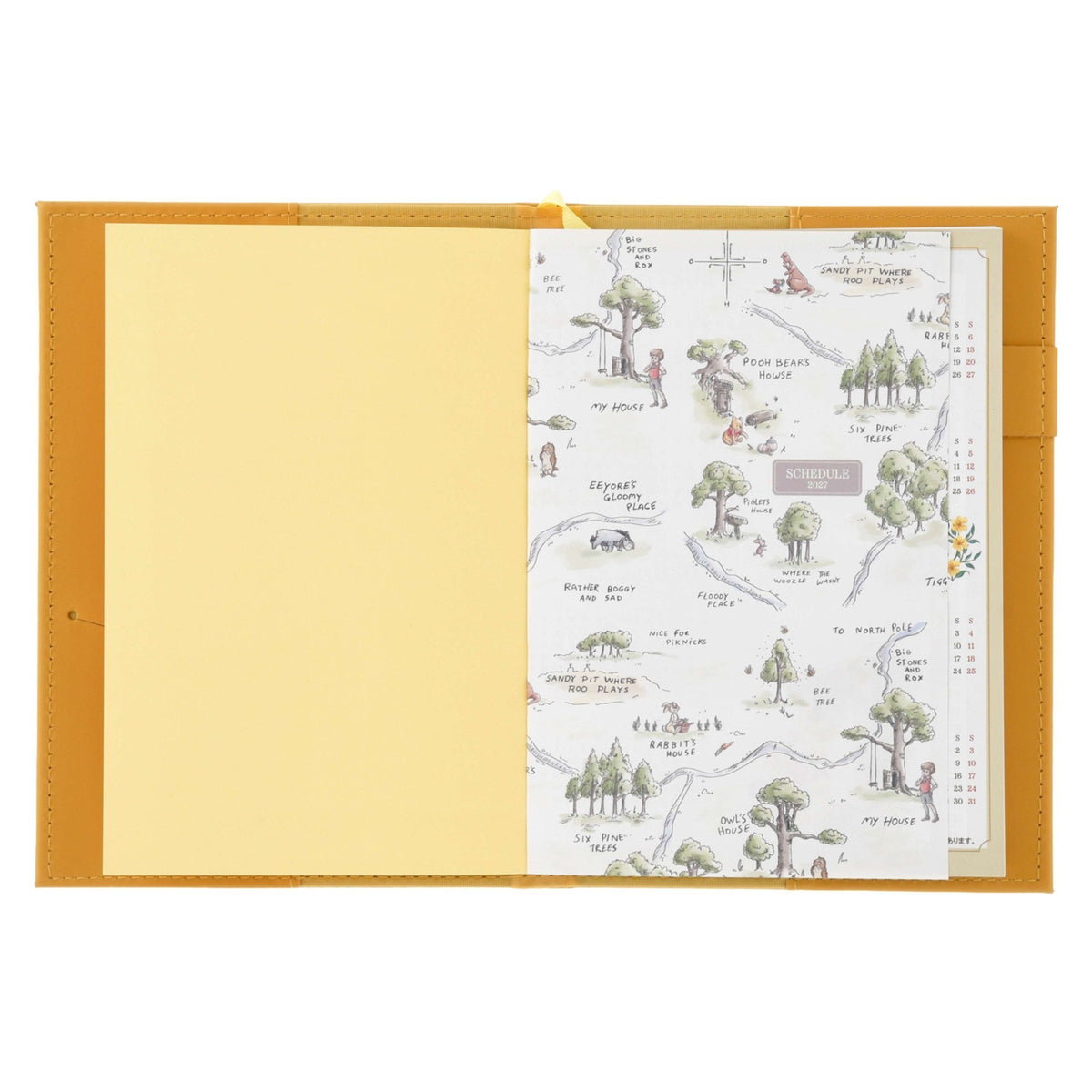 Japan Tokyo Disney Store Winnie the Pooh B6 Planner Schedule Book Diary 2027