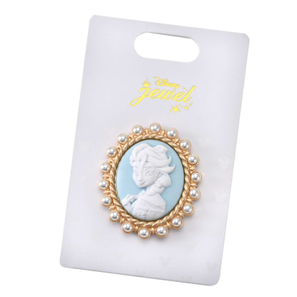 Japan Tokyo Disney Store Elsa Brooch Cameo Style Frozen