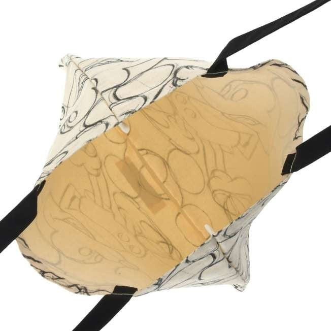 Japan Tokyo Disney Store Mickey Tote Bag Standing Pose Sketch MAGICAL LABEL