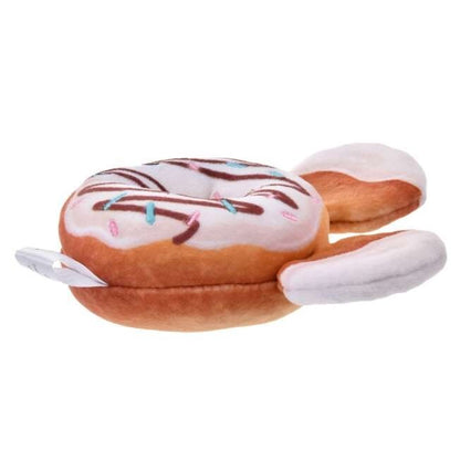 '+Japan Tokyo Disney Store  Mickey Plush Toy Keychain White Donut MICKEY'S BAKERY