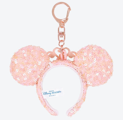 Japan Tokyo Disney Resort Minnie Mouse Keychain Ears Headband Limited 2026