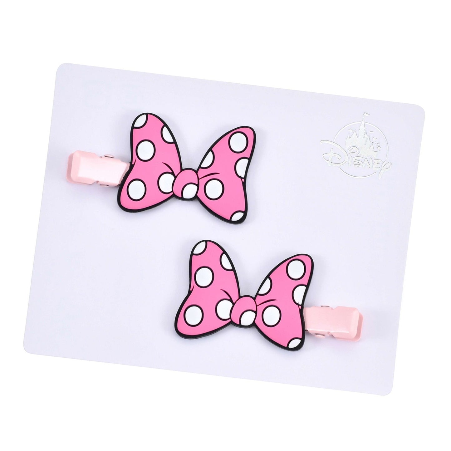 Japan Tokyo Disney Store Minnie Mouse Hair Clip Set Color MAEGAMI Hair Zakka