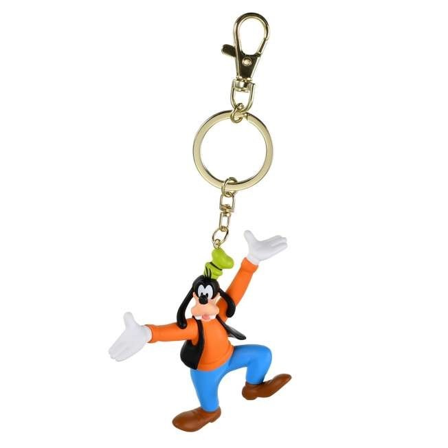 Japan Tokyo Disney Store Goofy Keychain Basic 3D Key Chain Fes