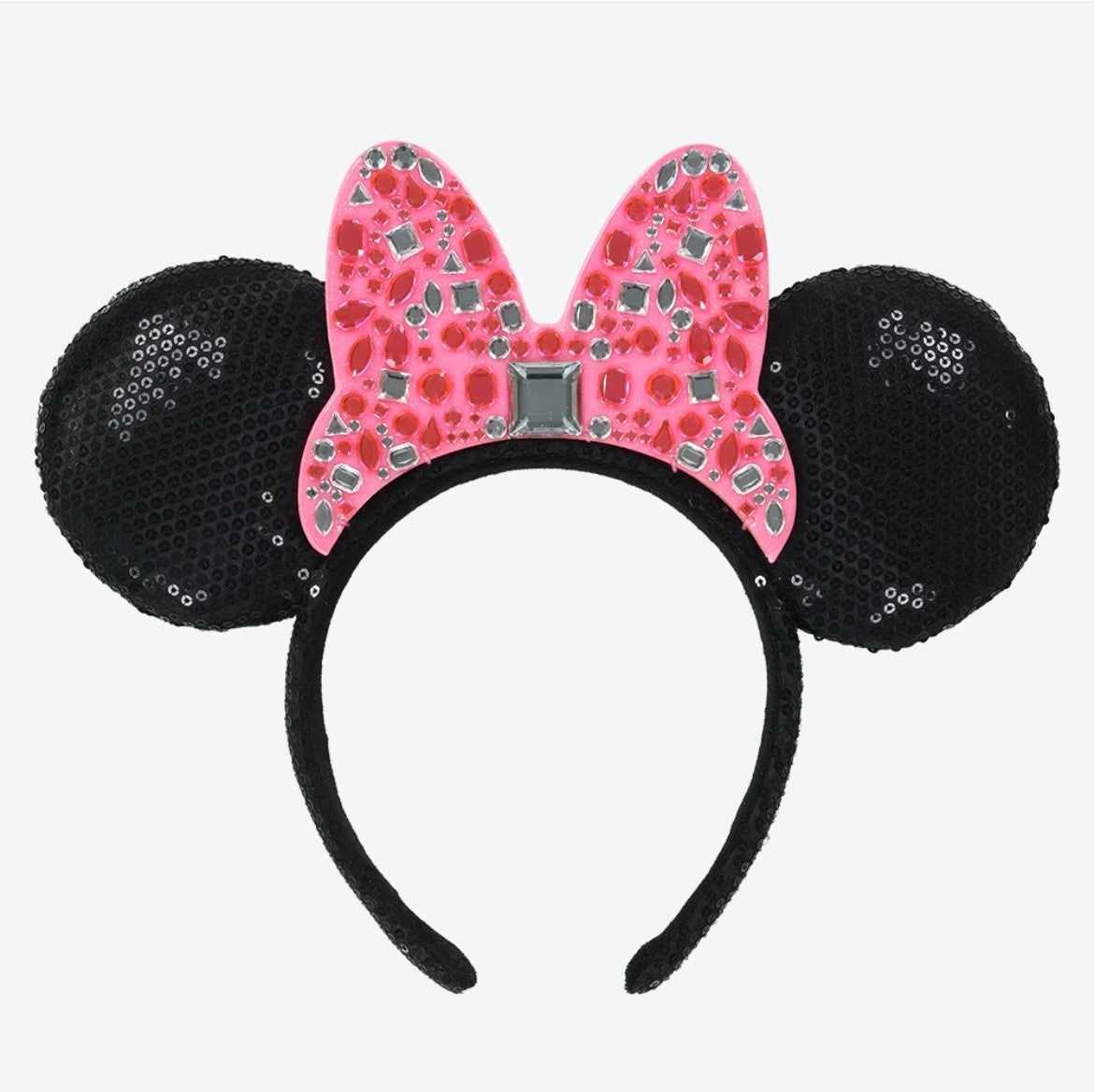 Japan Tokyo Disney Resort Minnie Mouse Free Pink Headband Ears Cap Limited 2026