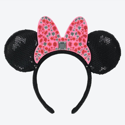 Japan Tokyo Disney Resort Minnie Mouse Free Pink Headband Ears Cap Limited 2026