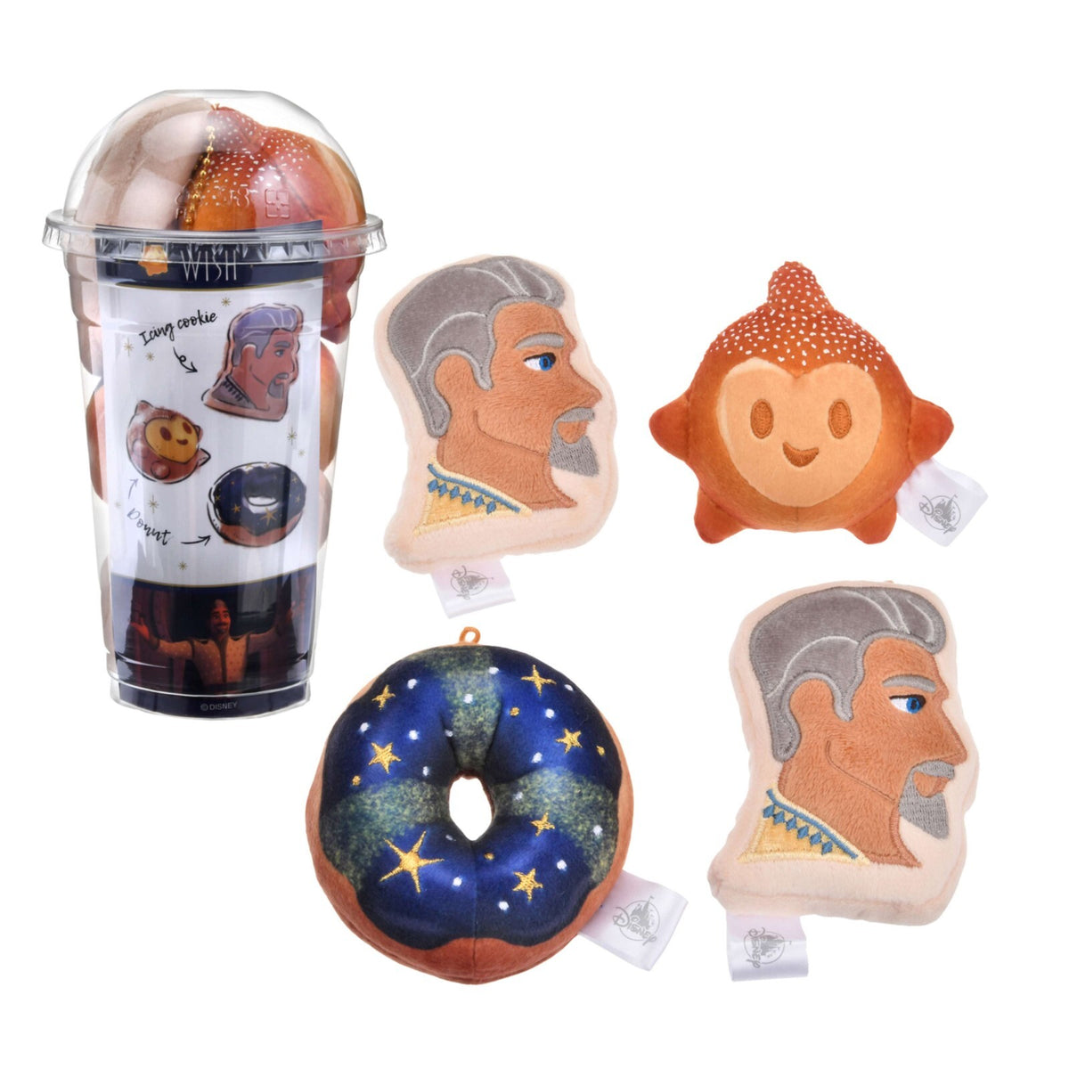 '+Japan Tokyo Disney Store Wish Plush Toy Keychain Mini Food Donuts Sweets