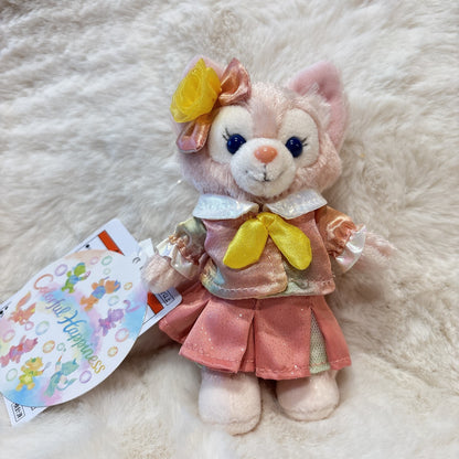 Japan Tokyo Disney Resort Lina Bell Plush Toy Badge Duffy & Friends 20th