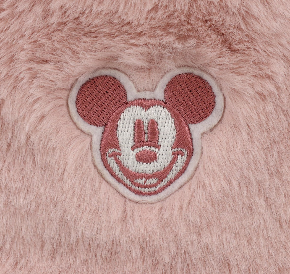 Japan Tokyo Disney Resort Ears Mickey limited Fluffy Winter Cap Hat Pink
