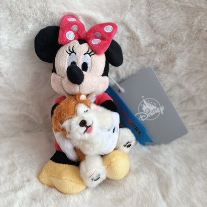 '+Japan Tokyo Disney Shibuya Store Limited Minnie Plush Keychain Dog Hachico