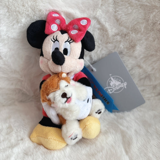 '+Japan Tokyo Disney Shibuya Store Limited Minnie Plush Keychain Dog Hachico
