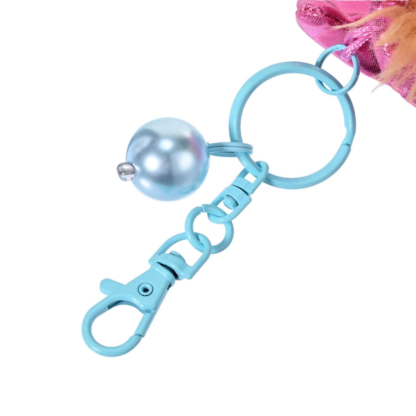 Japan Tokyo Disney Store Perla Plush Toy Keychain Blue Pearl Cinderella Friends