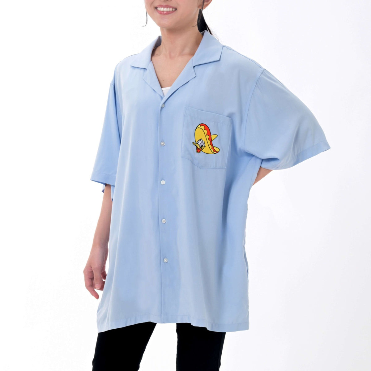 Japan Tokyo Disney Store Donald Duck Short-Sleeve Shirt Three Caballeros SUMMER