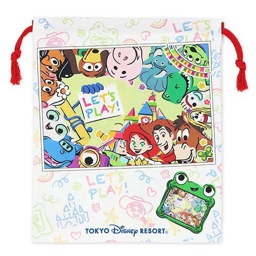Japan Tokyo Disney Resort Toy Story 5 Pouch Drawstring Bag