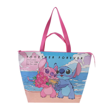 Japan Tokyo Disney Store Stitch & Angel Shopping Eco-Bag Size L