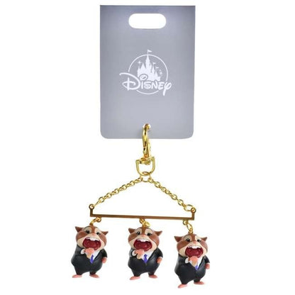 Japan Tokyo Disney Store Lemming Businessman Keychain ZOOTOPIA