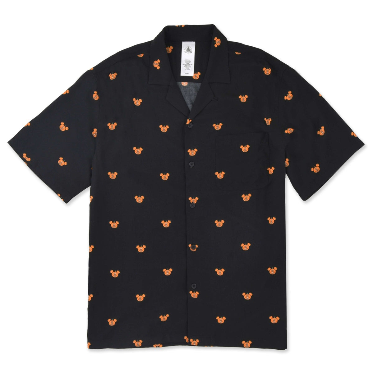 Japan Tokyo Disney Store Mickey Short-Sleeve Shirt Black Halloween 2026