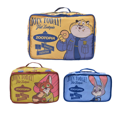 Japan Tokyo Disney Store Zootopia Travel Clothing Compression Storage Pouch Set