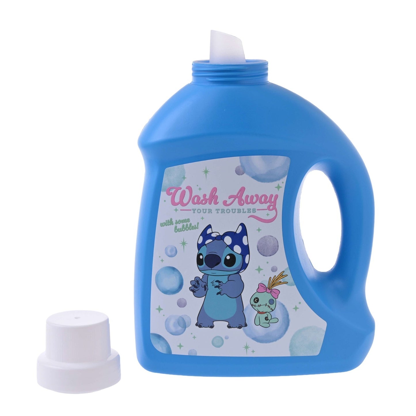 Japan Tokyo Disney Store Stitch & Scrump Laundry Bottle BATH & LAUNDRY