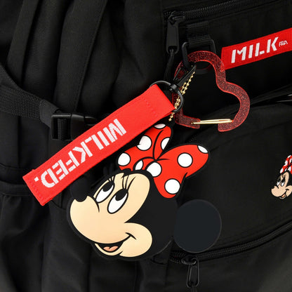 Japan Tokyo Disney Store Minnie MILKFED. Backpack 23L Charm Pouch Carabiner