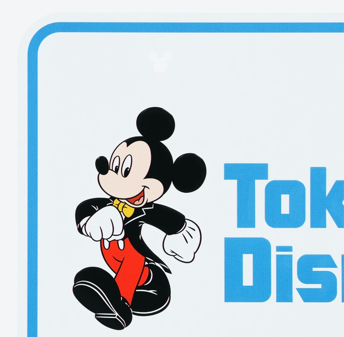 Japan Tokyo Disney Resort Mickey Mouse Sign Plate Disneyland DisneySea 2026