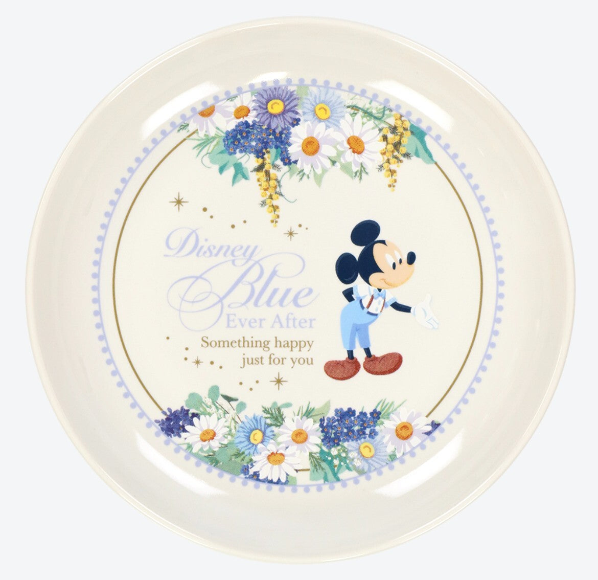 Japan Tokyo Disney Resort Store Mickey Minnie Blue Ever After Plate 2