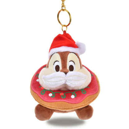 '+Japan Tokyo Disney Store Chip Plush Toy Keychain Christmas Chip and Dale